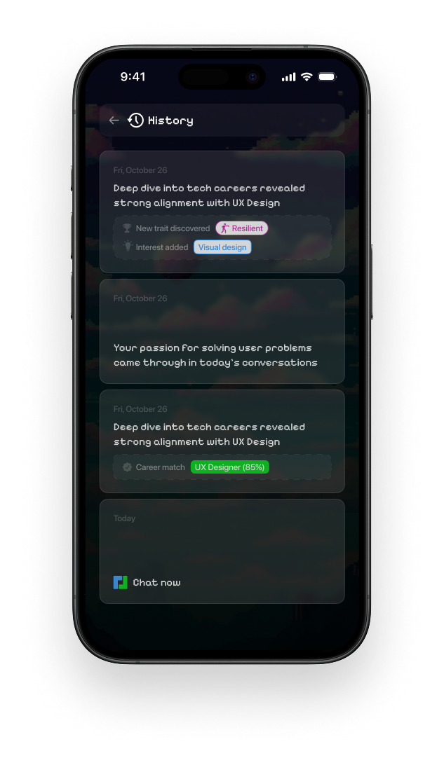 Passion Pixels AI Mobile App Interface